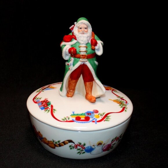Lenox Other - Vintage Lenox 1995 Victorian Santa Music Box